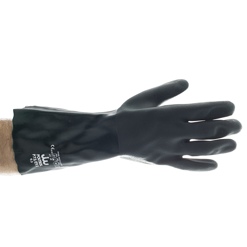 Polyco Polysol 27 cm Double Dipped PVC Glove P71 - SafetyGloves.co.uk